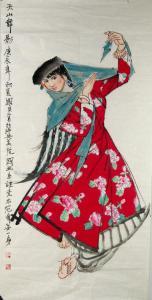 LIANG Shi Guo 1904-1997,Dancing lady,888auctions CA 2014-03-13