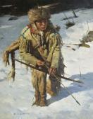 LIANG Z.S. 1953,Winter Morning Hunt,Altermann Gallery US 2011-04-01