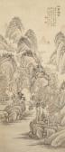 LIANGCAI Zhu,Landscape,1911,Bonhams GB 2013-06-25