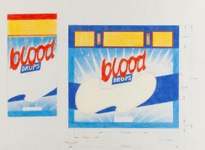 LIBERA Zbigniew 1959,Blood Drops 1 Package Design,1998,Desa Unicum PL 2023-06-27
