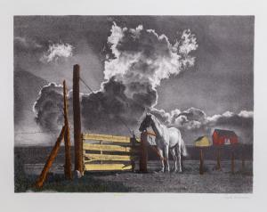 LIBERMAN Sandu 1923-1977,HORSE IN FIELD,1970,Ro Gallery US 2024-01-01
