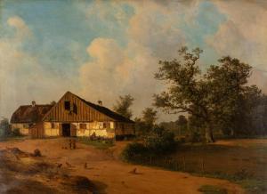 LIBERT Georg Emil 1820-1908,La casa in campagna,1854,Finarte IT 2024-03-27