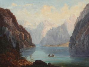 LIBERT Georg Emil 1820-1908,View of the Königssee,Bruun Rasmussen DK 2024-03-25