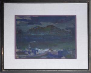LIBERTE Jean Lewis 1896-1965,Blue Landscape,Ro Gallery US 2023-05-09