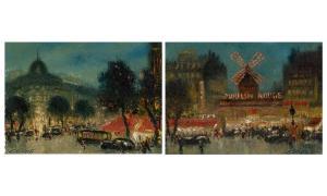 LIBERTS Ludolfs 1895-1959,Paris La Nuit and Moulin Rouge,William Doyle US 2023-09-12