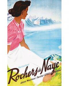 LIBIS 1900-1900,Rocher de Naye Above Montreux Territet,1950,Artprecium FR 2020-07-10