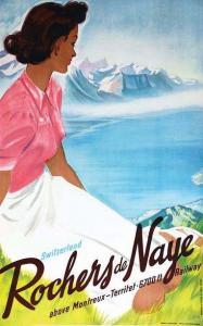 LIBIS 1900-1900,Rocher de Naye Above Montreux Territet,1950,Artprecium FR 2020-04-06