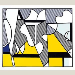 LICHTENSTEIN Roy 1923-1997,Composición con vaca, LOTE COMPUESTO POR UN TRÍPTI,Appolo ES 2006-10-03