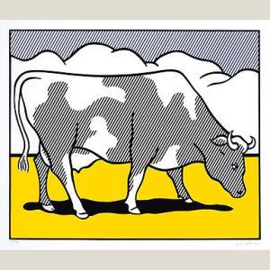 LICHTENSTEIN Roy 1923-1997,Composición con vaca, LOTE COMPUESTO POR UN TRÍPTI,Appolo ES 2006-10-03