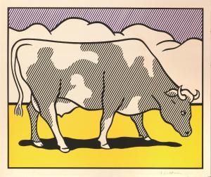 LICHTENSTEIN Roy 1923-1997,Cow Going Abstract,1982,Pandolfini IT 2017-06-12