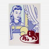 LICHTENSTEIN Roy Fox 1923-1997,Still Life with Portrait,1974,Wright US 2025-08-06