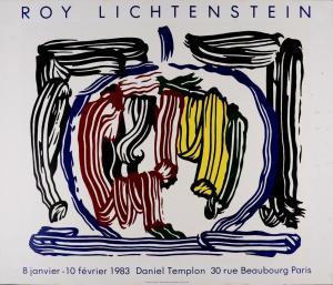 LICHTENSTEIN Roy 1923-1997,Nature morte à la brosse avec pomme,1983,Yann Le Mouel FR 2024-03-31