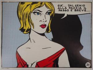 LICHTENSTEIN Roy 1923-1997,Young blonde woman,Sadde FR 2019-08-20