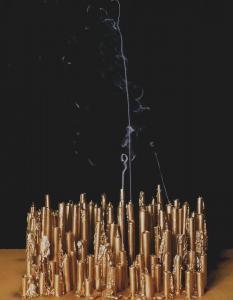 LIDEN Hanna 1976,Blown-out Candles (Fake Gold),2010,Christie's GB 2012-03-28
