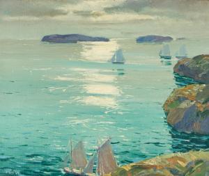 LIE Jonas 1880-1940,Green Sea,Hindman US 2023-10-17