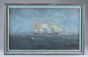 LIE Robert F. 1899-1980,A three-masted ship,1944,Quinn & Farmer US 2022-01-29