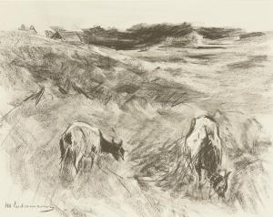 LIEBERMANN Max 1847-1935,Cattle in a Field,Rosebery's GB 2024-04-23