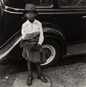 LIEBLING Jerome 1924-2011,Boy and Car, NYC,1949,Swann Galleries US 2023-04-27