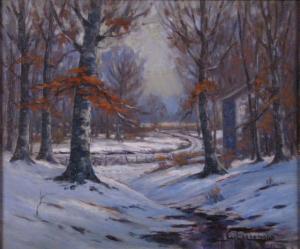 LIENEMANN George 1887-1965,Winter Landscape,Wickliff & Associates US 2009-10-17