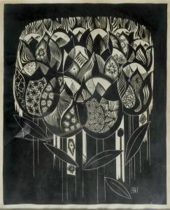 Liepins Janis 1894-1964,Tulips,1972,Antonija LV 2022-05-07