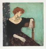 Liepke Malcolm T. 1954,Seated Profile,Ro Gallery US 2013-03-08