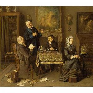 LIERNUR Willem Adrianus Al 1856-1917,THE MEN´S ROOM,1882,Sotheby's GB 2005-09-06