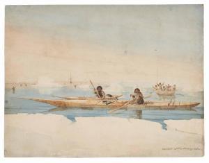 lieutenant George Francis Lyon 1795-1832,Canoes of the Savage Isles,1821,Christie's GB 2022-05-26