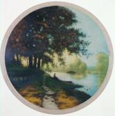 LIGENZ R,“Pareja de paisajes circulares”,Goya Subastas ES 2009-07-08