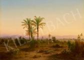 LIGETI Antal 1823-1890,Oriental Landscape,Kieselbach HU 2021-12-20