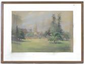 LIGHTBODY Margaret,A view of Christchurch Meadow, Oxford,20th century,Claydon Auctioneers 2021-04-08