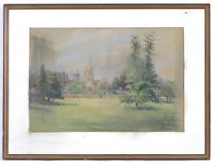 LIGHTBODY Margaret,A view of Christchurch Meadow, Oxford,20th century,Claydon Auctioneers 2021-04-08