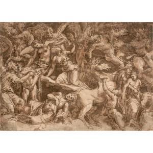 LIGORIO Pirro 1513-1583,Le massacre des enfants de Niobé,Tajan FR 2022-03-24