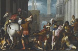 Jacopo, Giacomo Ligozzi - The Abduction Of The Sabine Women