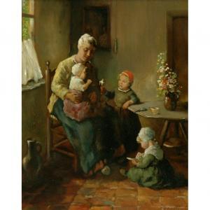 LIGTELIJN Evert Jan 1893-1975,Mother and her Children,William Doyle US 2013-06-05