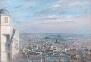 LIGUE Maurice 1800-1900,VUE DE PARIS PRISE DE MONTMARTRE,1900,Jean-Mark Delvaux FR 2012-04-06