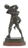 liles don b 1927-1990,Hercules lifting his opponent in the air,Bonhams GB 2009-12-07