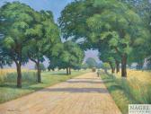 LILIE Walter 1876-1924,Landschaft mit Baumallee,Nagel DE 2015-11-18