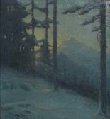 LILJESTROM Gustave 1882-1958,nocturnal sierras,Bonhams GB 2005-11-13