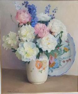 LIMIDO Carlo 1901-1957,Bouquet de fleurs des champs dans un vase,Chayette et Cheval FR 2021-01-29