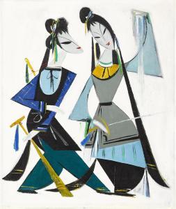 LIN FENGMIAN 1900-1991,Chinese opera series: Legend of the White Snake,1960,Sotheby's GB 2024-04-05