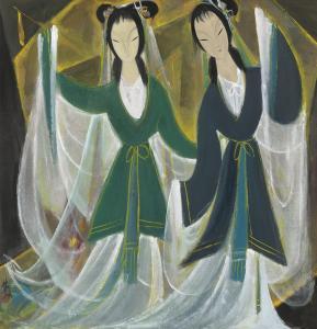 LIN FENGMIAN 1900-1991,Dancing Ladies,Christie's GB 2013-11-24