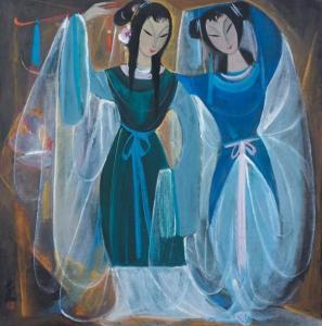 LIN FENGMIAN 1900-1991,Lanterne de lotus,Neret-Minet FR 2015-06-15