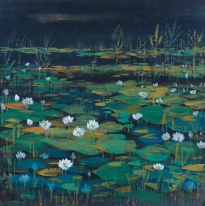 LIN FENGMIAN 1900-1991,Mare aux lotus,Neret-Minet FR 2015-06-15