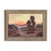 LINDAHL Joseph E 1885-1961,Desert Sunset,Leland Little US 2018-07-21