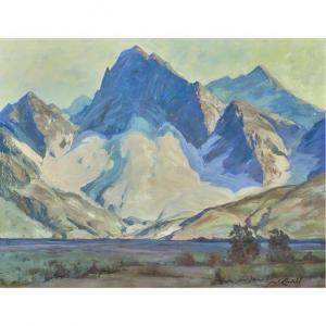 LINDAHL Joseph E 1885-1961,High Sierra Lake,1925,Clars Auction Gallery US 2021-06-20