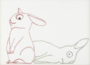 LINDBERG DE GEER Marianne 1946,Rabbit tales - a study in postcoital ,Stockholms Auktionsverket 2012-11-13