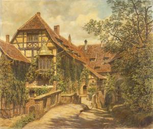 LINDEGREN Karl 1898,Wartburg Innenhof,Wendl DE 2019-10-24