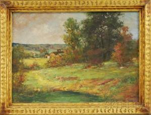 LINDENMUTH Arlington N 1867-1950,Early Fall Landscape,Skinner US 2011-11-16