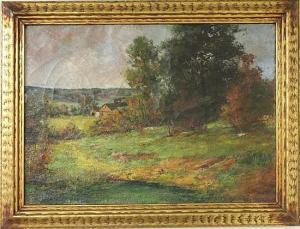 LINDENMUTH Arlington N 1867-1950,Fall Landscape,Alderfer Auction & Appraisal US 2013-03-14