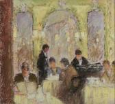 LINDLEY Brian,Listening to the pianist-Quadri's Cafe Venice,Ewbank Auctions GB 2018-06-20